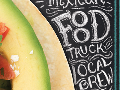 Food Truck - Chalk Type
