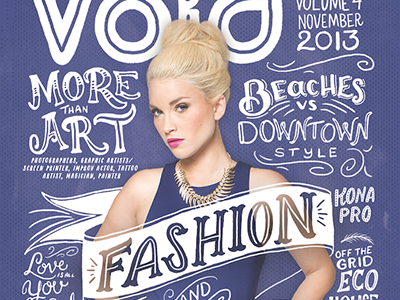 Void Magazine cintiq digital filigree hand drawn hand lettering illustration ink lettering