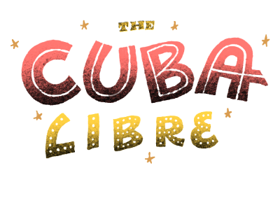 The Cuba Libre cintiq digital filigree hand drawn hand lettering illustration ink lettering