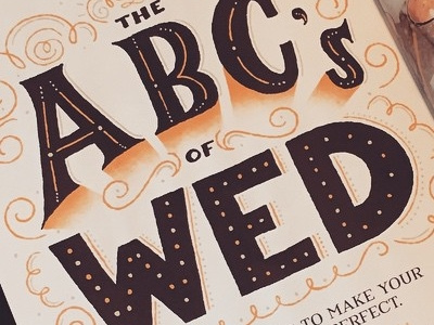 The ABC's of WED chalk chalk lettering chalk typography chalkboard design hand lettering hand lettering illustration lettering letters