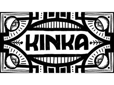 Kinka cocktails daily365 design folk art hand lettering illo illustration lettering letters project 365 type vintage