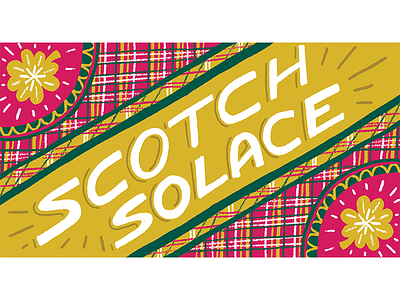 Scotch Solace cocktails daily365 design folk art hand lettering illo illustration lettering letters project 365 type vintage