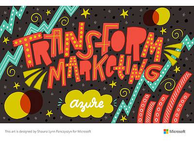 Adobe Summit x Microsoft 01 adobe adobe summit design hand lettering illo illustration lettering letters microsoft