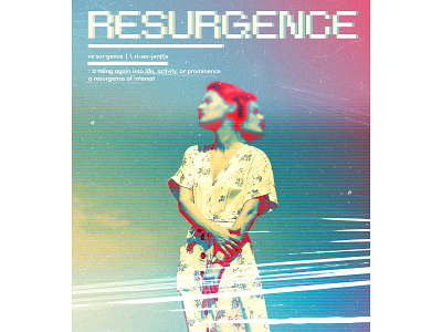 Resurgence design graphic design moodboard poster posterdesign posterfolio