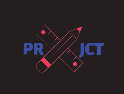 Prxjct Logo branding design illustration logo typography