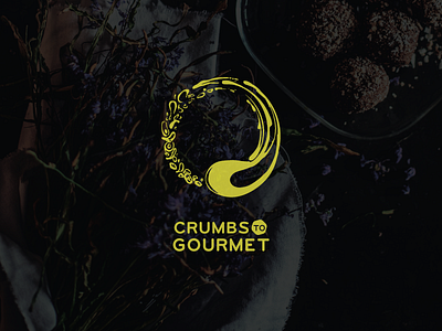 Crumbs to Gourmet bakery baking brand branding crumbs food gourmet identity logo restaurant