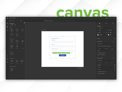 Bonzai Canvas - Smart Ad Designing Platform ads canvas dark design dynamic element form platform smart tool