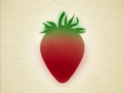 Strawberry 2 canvas fruit illustration strawberry texture