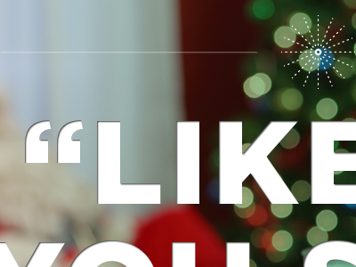 Christmas Facebook posts blur christmas santa star tree typography