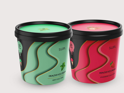 Ice cream packaging design