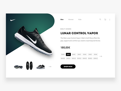 Shoes Concept Design Shop ui