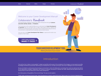 Collaborator's Handbook art branding design hr software illustration illustrator saas design saas website ui vector web