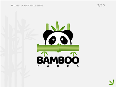 BAMBOO : Panda logo (#daily logo challenge) #3 bamboo branding creative logo dailychallenge graphic design icon design illustration inspiration logo logo design logo inspiration logo maker logochallenge motion graphics panda logo vector