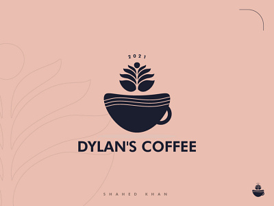 DYLAN'S COFFEE branding coffee coffeelogo cup design cuplogo daily logo daily logo challenge dailylogochallenge graphic design icon logo logochallenge logotype uniquelogo