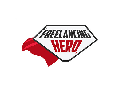Freelancing hero app logo design branding freelancing freelancing logo graphic design hero hero logo icon design logo logo design vector