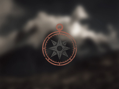 Compass compass explore glyph icon logo