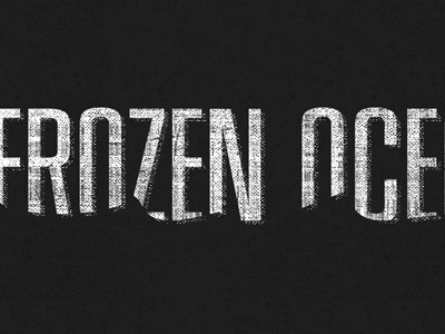 The Frozen Ocean Logo Revisited band logo print texture