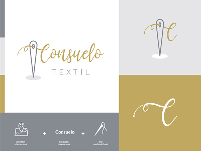 Branding of Consuelo Textil branding branding agency branding and identity branding concept logo logodesigner logotype