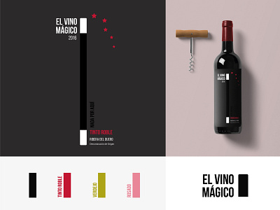 Branding of El Vino Mágico branding branding agency branding and identity branding concept design logodesigner naming packaging