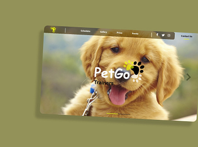 PetGo Landing UI branding design ui ux web