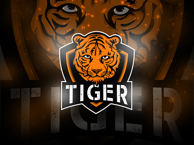 Tiger mascot logo design