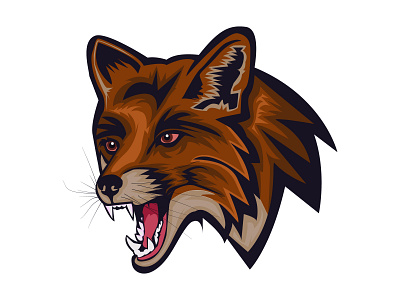 Fox-Mascot-Logo anger angry bird angry fox animation branding e sport esport fox mascot logo foxes foxy gaming logo illustration logotype mad mascot logo mobile print product design typography web design