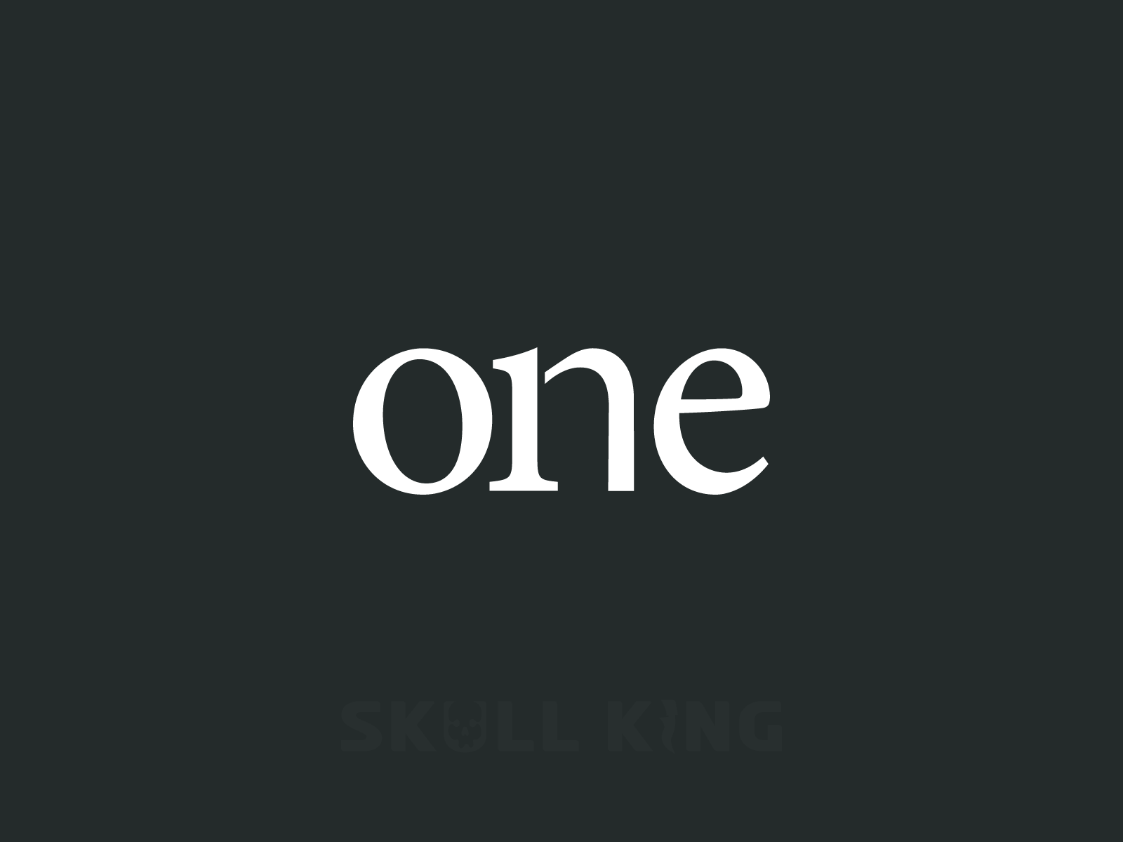 One Logo by Skull King on Dribbble