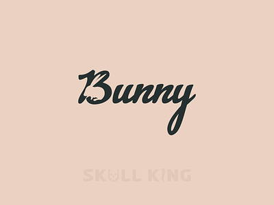 Bunny wordmark logo design