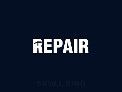 repair negative space logo