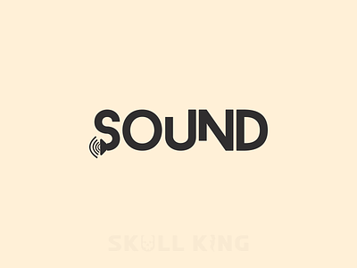 sound wordmark logo branding creative logo creative music logo creative sound logo lettering minimal music logo negative space simple logo simple music logo simple sound logo sound sound icon sound logo sound negative space logo sound wordmark logo text music logo text sound logo typography wordmark logo