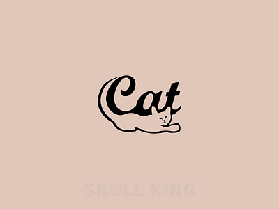 cat wordmark logo