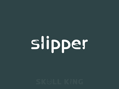 slipper negative space logo