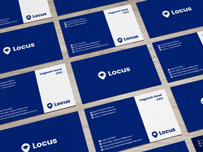 Locus Business Cards brand design branding business card design flat icon identity logodesign