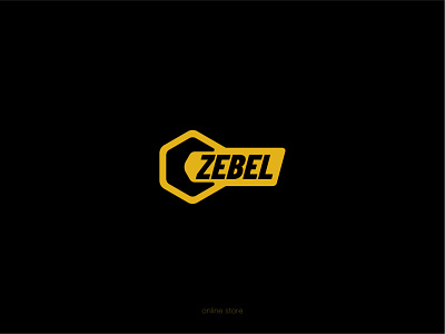 ZEBEL Onine store brand design branding design flat identity logo logodesign vector