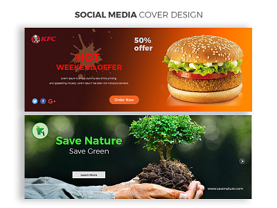 Social Media Cover Design ai cover creative twitter web design