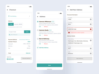 Buluh. - Set Address add item add to bag address buy cart checkout furniture furniture shop market payment set address shopping shopping cart summary order ui design