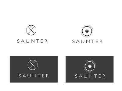 Logo Design for Dutch Brand 'SAUNTER' adobe design happy illustration illustrator logo logo design minimal