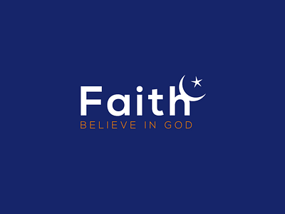 faith letetr or name logo idea