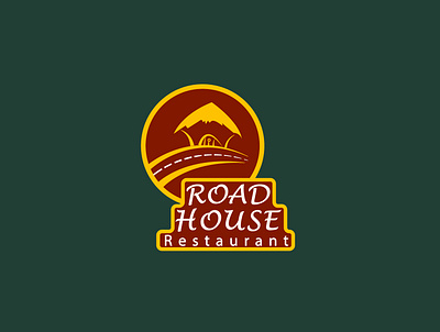 road house logo idea art logo branding design house logo illustration logo logo design logo designer logo simple logos logotype rain raod logo vector logo vectorart