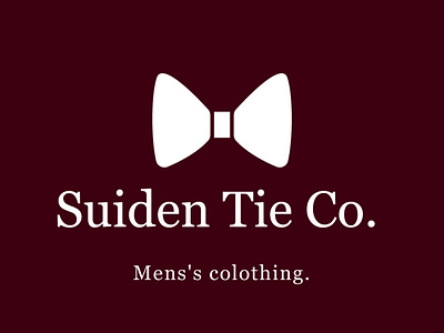 men's tie logo idea