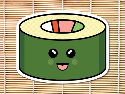 Yummy Sushi Sticker!