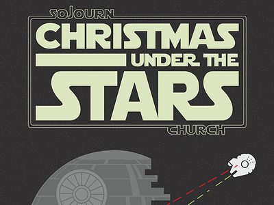 Christmas Under the Star(s) (Wars) christmas church death star event falcon flyer force star jedi star wars