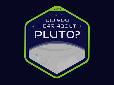 Psych - Did you hear about Pluto? design graphic design graphic design illustration illustrator planet pluto psych solar