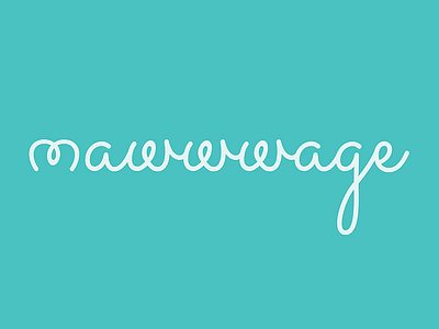 Mawwwage Wedding Websites : Branding