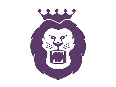 (Unused) Monarch Mascot animal branding crown graphic design lion logo logo design mascot monarch purple