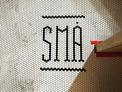 SMÅ Tiny House Bathroom Tile hexagon mosiac sma swedish tile tiny house