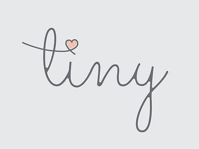 Tiny Heart gray heart sacramento font tiny tiny house