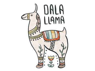 Dala Llama illustration