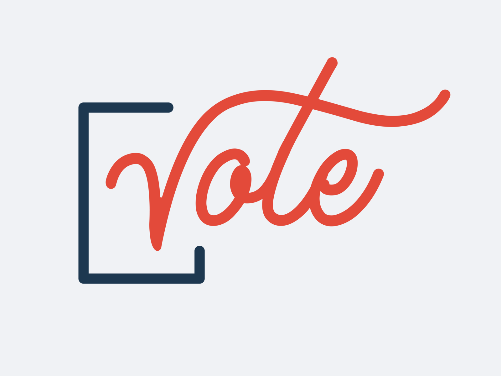 VOTE graphic by Tiffany Israel on Dribbble