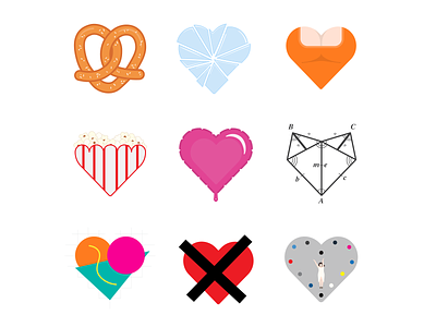Crazy Ex-Girlfriend - Crazy Hearts crazy ex-girlfriend design graphic design graphic-design hearts illustration love kernels pretzel